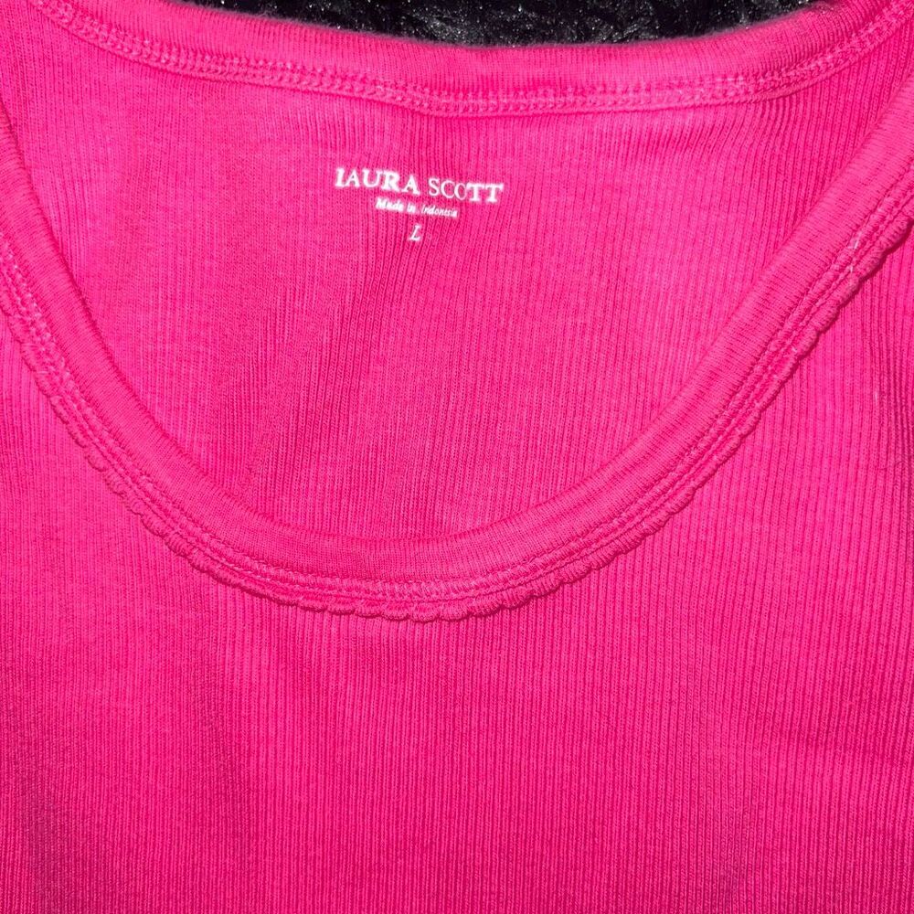 Womens Tank Top Bundle Lot 10 Pc Summer Basic Tops L large Mixed Brands shirt lo - Picture 8 of 10